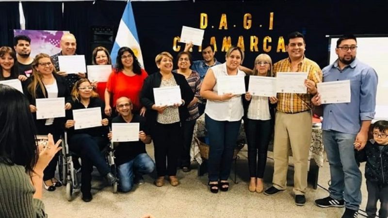 Entregaron certificados a diplomados en Gerontología Integral