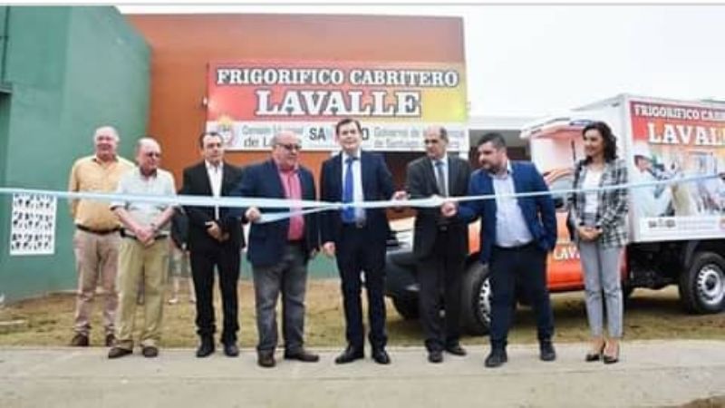 Se inauguró el frigorífico cabritero de Lavalle