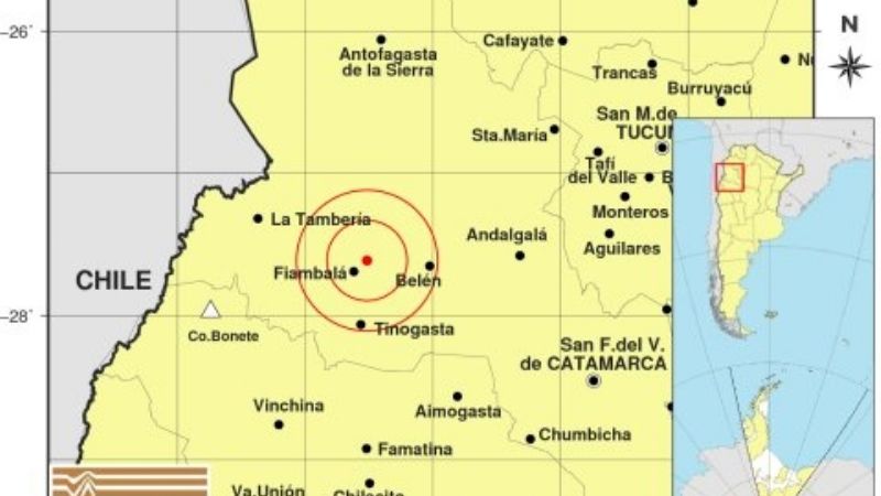 Dos temblores en las últimas horas