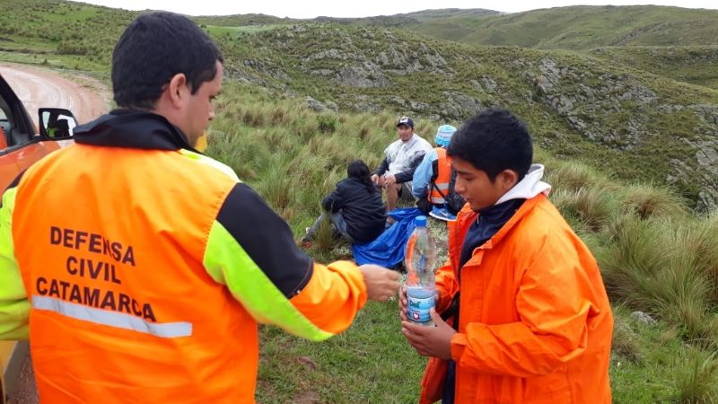 Asisten a los peregrinos que llegan la provincia