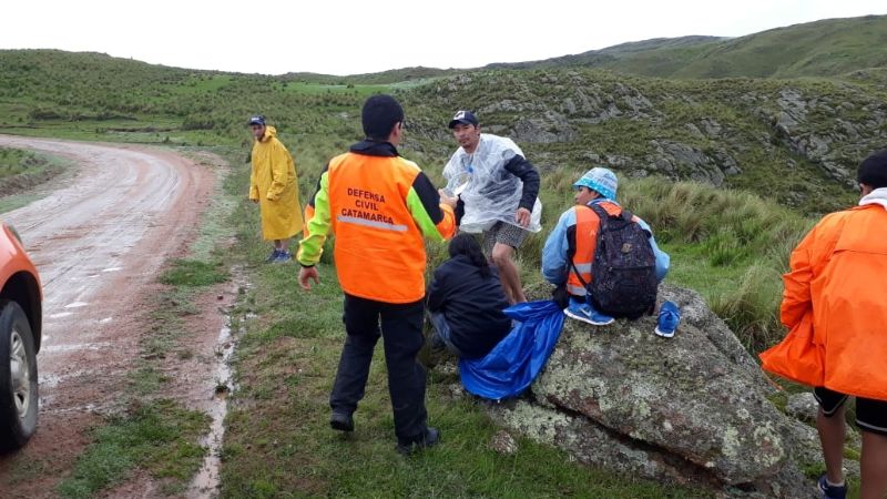 Asisten a los peregrinos que llegan la provincia