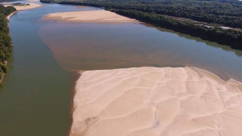 El caudal del río Paraná es el más bajo desde 1978