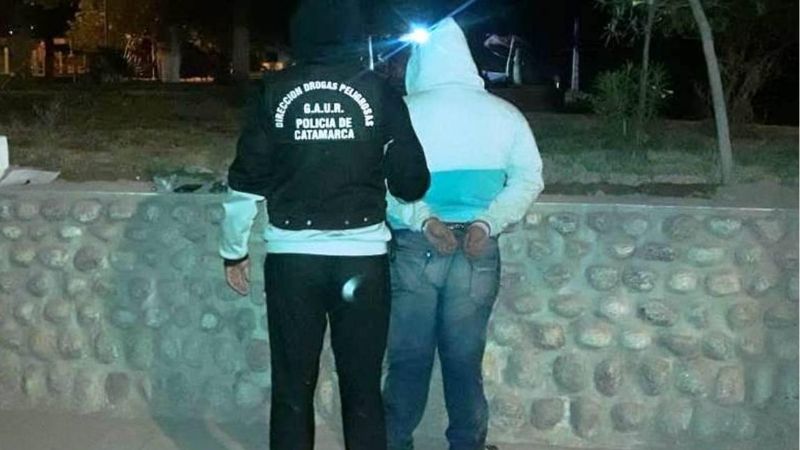 Secuestran droga y detienen a un joven en Belén