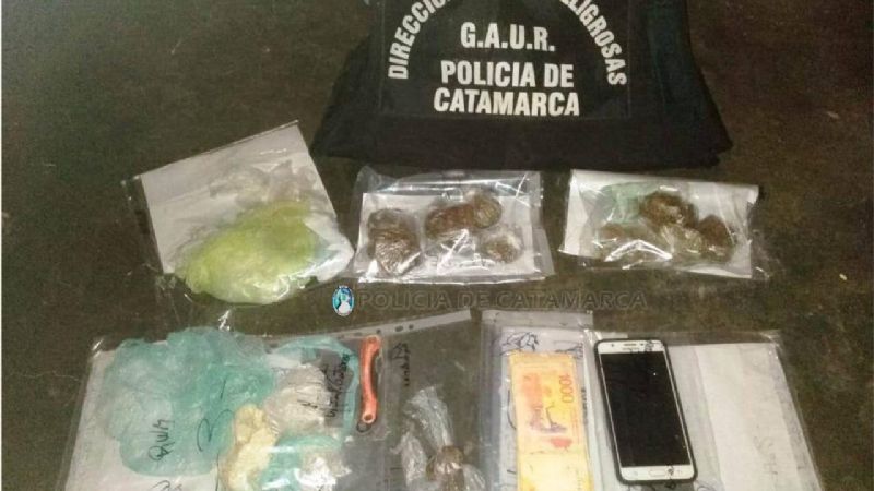 Secuestran droga y detienen a un joven en Belén