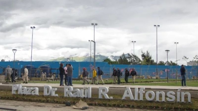 Todo listo para inaugurar el parque “Raúl Alfonsín”