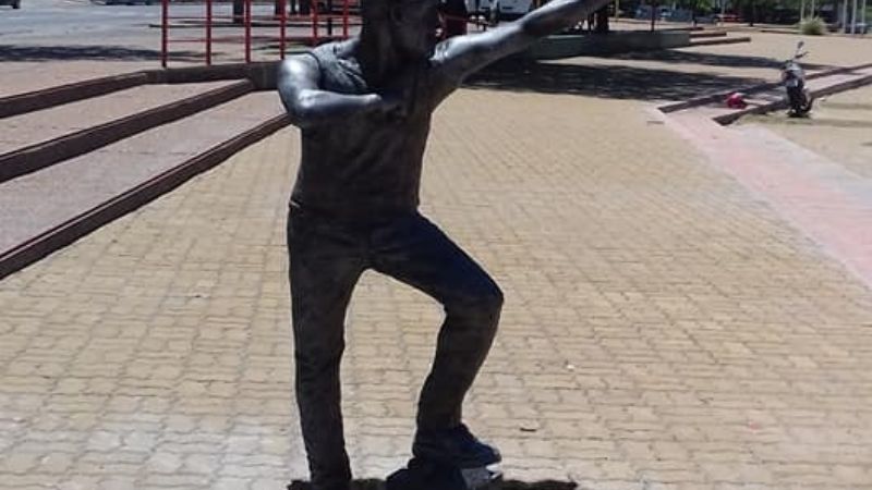 Walter Olmos en el Parque de los Niños