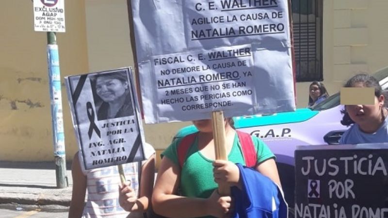 Caso Natalia Romero: Nueva marcha, aún sin acción del fiscal