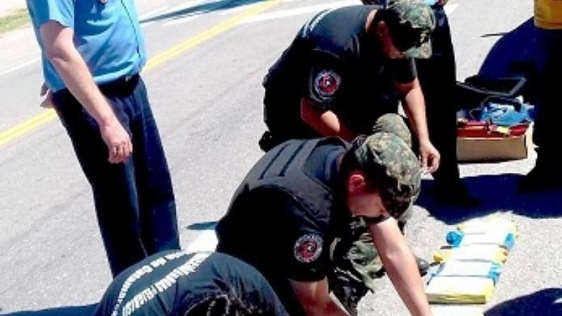 Detienen a un hombre transportando 15 kilos de cocaína