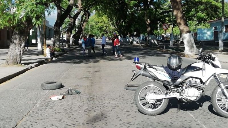 Corte en avenida Ocampo por protesta de trabajadores