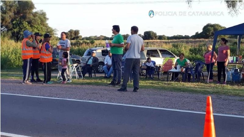 Policías se suman para la asistencia a peregrinos de la Virgen del Valle