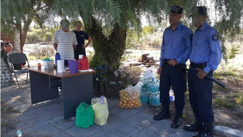 Policías se suman para la asistencia a peregrinos de la Virgen del Valle
