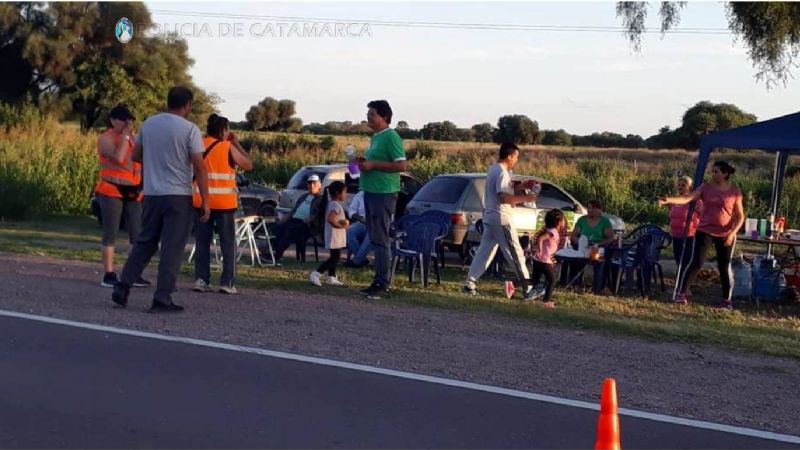 Policías se suman para la asistencia a peregrinos de la Virgen del Valle