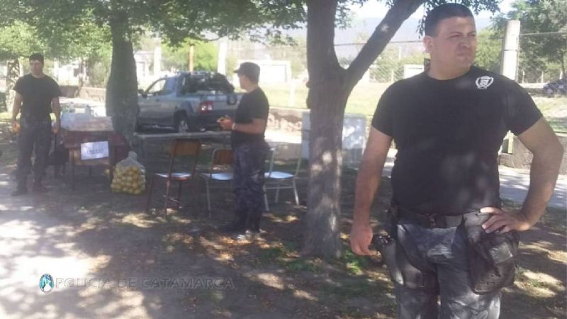 Policías se suman para la asistencia a peregrinos de la Virgen del Valle