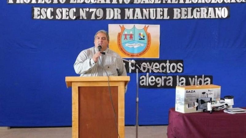Escuela Secundaria N°79: inauguraron Estación Meteorológica