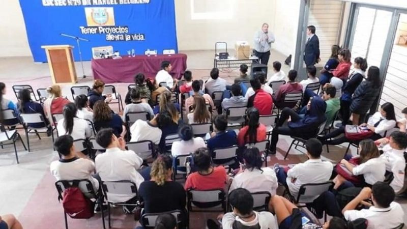 Escuela Secundaria N°79: inauguraron Estación Meteorológica