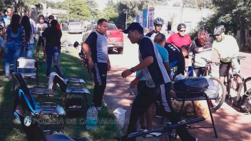 Policías continúan asistiendo a peregrinos de la Morena del Valle