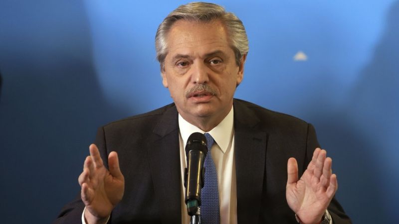 Alberto anunció medidas salariales para "los primeros días después de asumir"