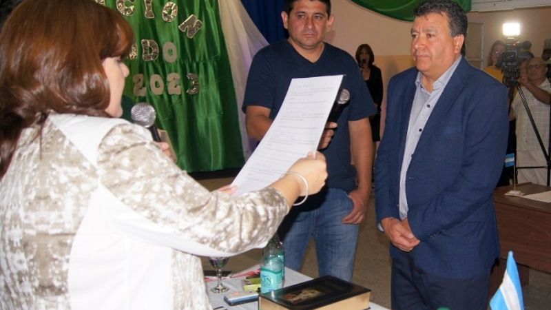 Soria asumió su tercer mandato consecutivo en Huillapima