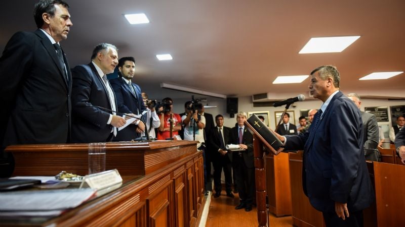 La Cámara Alta incorporó senadores electos y renovó autoridades