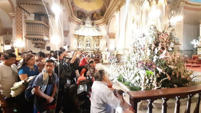 La Misa de los peregrinos de Santiago del Estero fue presidida por su Obispo