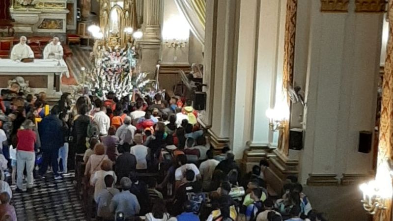 La Misa de los peregrinos de Santiago del Estero fue presidida por su Obispo