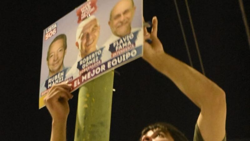 Operativo limpieza: eliminaron la propaganda política en la calle