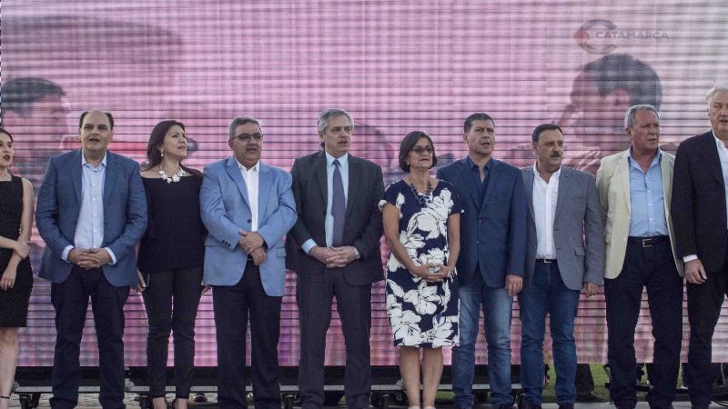 “No imaginé terminar mi gobierno con tanta gente y con Alberto”