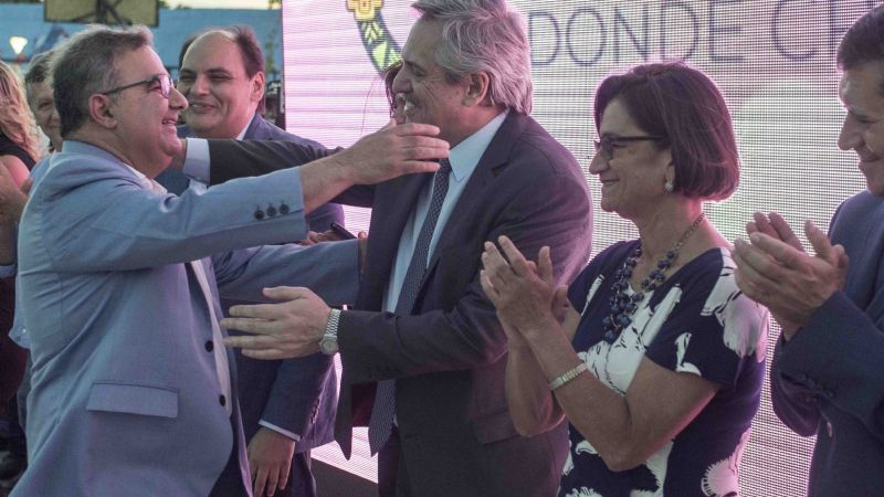 “No imaginé terminar mi gobierno con tanta gente y con Alberto”