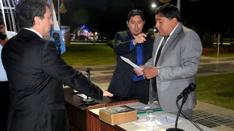 Nóblega asumió su histórico segundo mandato al frente del municipio