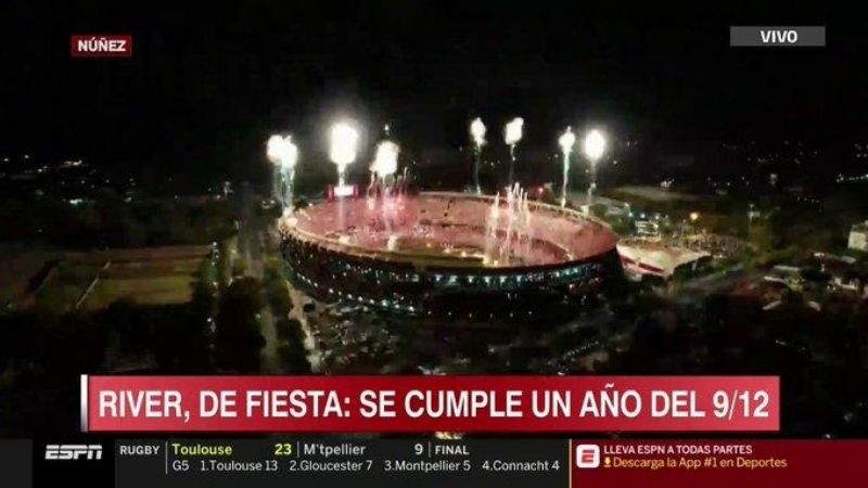 River festejó el 1er. aniversario de la final ante Boca en Madrid