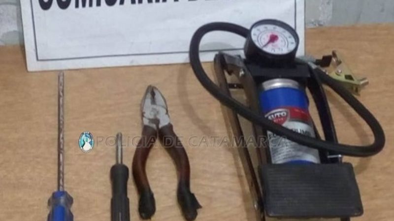 Recuperan elementos robados