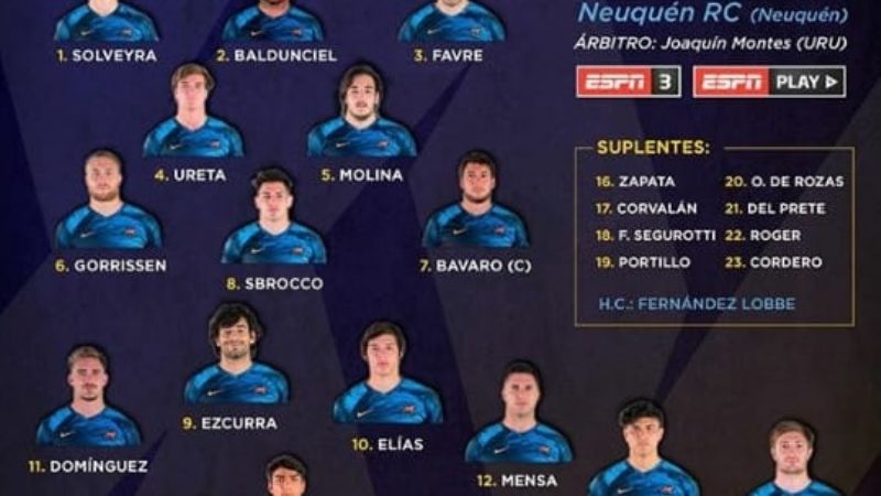 Segura, titular en el debut de Argentina XV ante Brasil