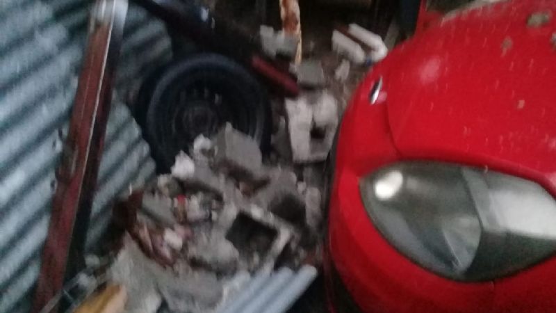 Cedió la tapia del obrador municipal de Valle Viejo