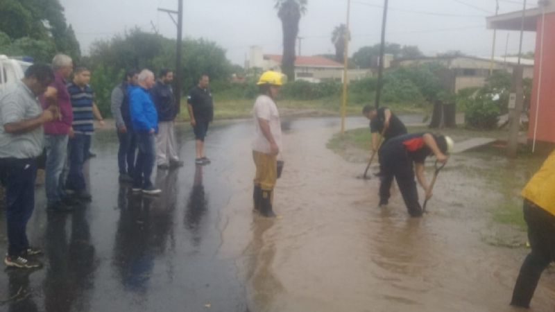 Cedió la tapia del obrador municipal de Valle Viejo