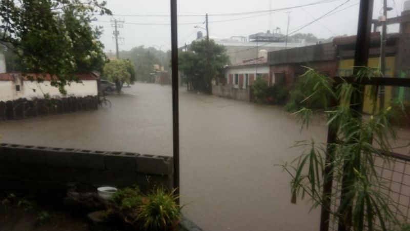 Valle Viejo bajo el agua
