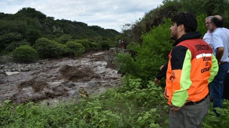 Autoridades relevan situación en el río San Jerónimo