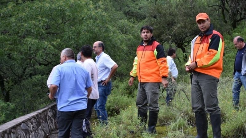 Autoridades relevan situación en el río San Jerónimo