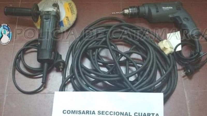 Recuperan elementos robados