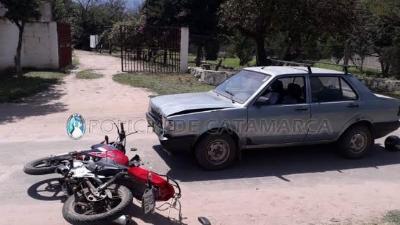 Choque en Monte Potrero