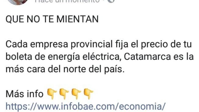 Molina no quiere que “mientan”, pero él no dice la verdad