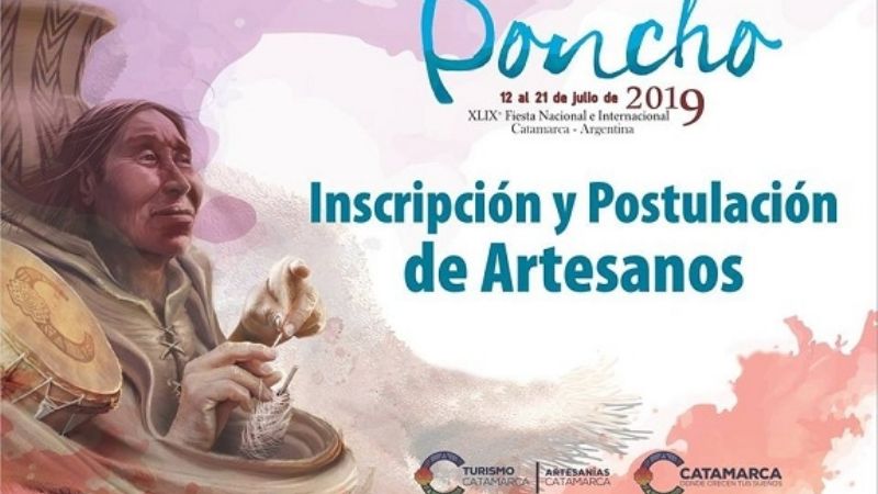 Inscripciones de artesanos para el Poncho 2019