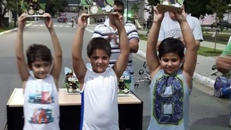 Ciclismo infantil, en El Alto