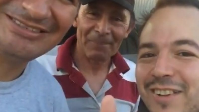 Bruno Arias agradeció a mecánico que lo auxilió en Recreo