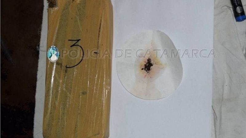 Secuestran más de 3 kilos de marihuana en la Terminal