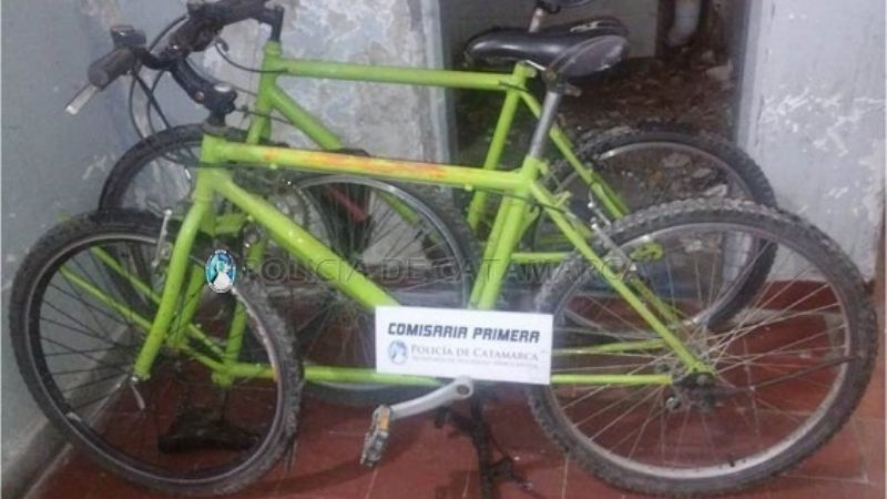 Aprehenden a un joven y secuestran tres bicicletas