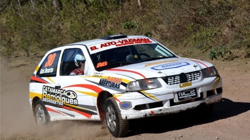 Nery Carrizo rumbo a San Luis para correr el Rally Master