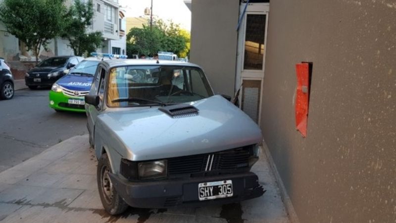 Chocó contra una casa