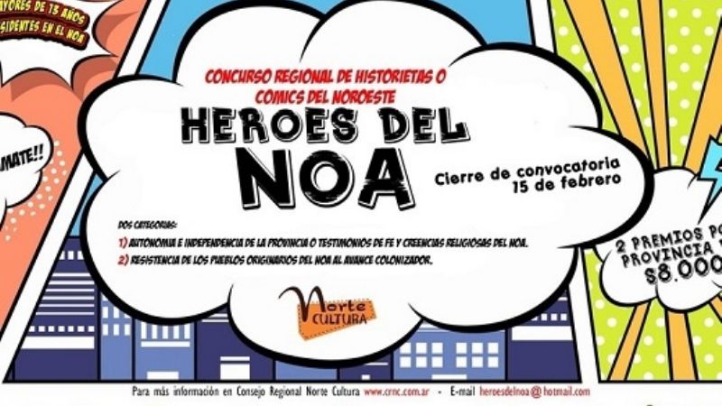 Concurso Regional de Historietas “Héroes del NOA”