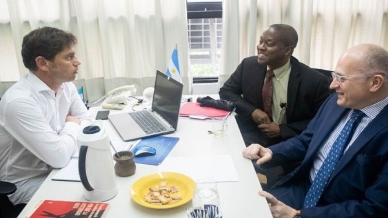 Kicillof se reunió con la misión del FMI que vino a Argentina
