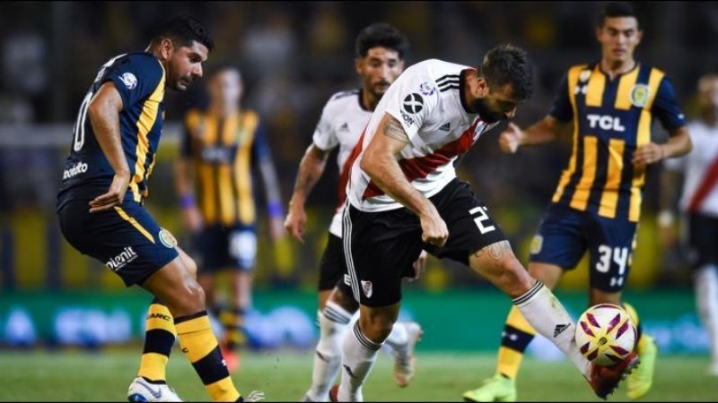 Rosario Central y River igualaron en Arroyito, por la Superliga